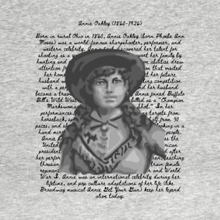 Annie Oakley Portrait and Quote T-Shirt